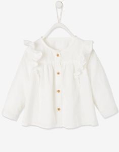 Бавовняна блуза для дівчинки, 1050112