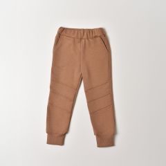 Трикотажні штани з махровою ниткою всередині (коричневі), Coolton