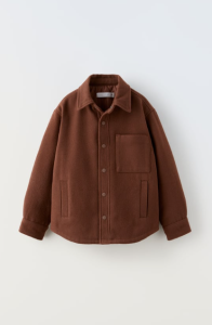Куртка-рубашка из плотного материала для ребенка