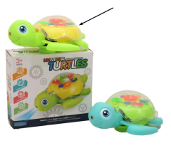 Развивающая игрушка-проектор "Черепаха", 168-43 (1 шт. зеленая)