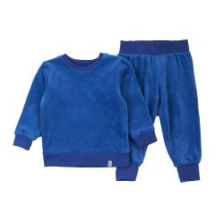 Велюровый костюм для ребенка (синий) , 13306