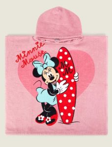 Мягкое махровое полотенце-пончо Minnie Mouse для ребенка
