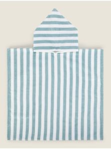 Мягкое махровое полотенце-пончо для ребенка