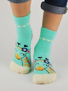 Шкарпетки з протиковзкими вставками для дитини 1шт. (жирафа), SB007-G-01