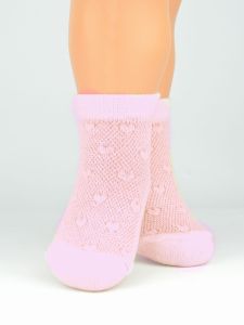 Шкарпетки для дитини, SB074-G-01 (рожеві/сердечка)