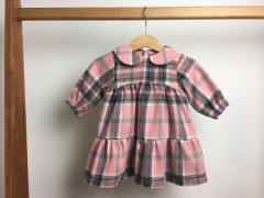 Фланелевое платье для девочки (розовое),147
