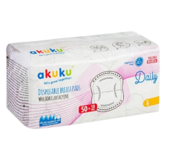 Вкладки лактационные для груди Daily (60 шт.), AKUKU, A0160