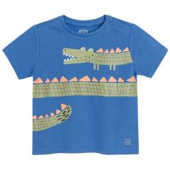 Трикотажная футболка для мальчика 1шт.(синяя)