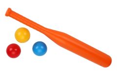 Игрушечный набор для игры в бейсбол, ТехноК, 4968  (оранжевая)