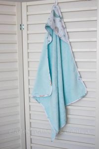 Махровое полотенце с капюшоном 80x80 см, TW001BL