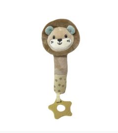Мягкая игрушка-пищалка с прорезывателем "Лев", Tulilo 9325