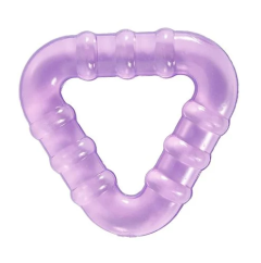 Прорезыватель для зубов силиконовый с водой, Lindo  LI 181 (фиолетовый)