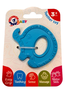 Іграшка «Прорізувач'', ТехноК 9161 (слоник/сині)