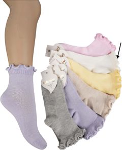 Трикотажні шкарпетки для дівчинки  (1шт. молочні) ,Katamino K22232