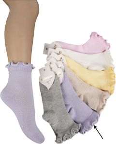 Трикотажные носки для девочки  (1шт. фиолетовые) ,Katamino K22232
