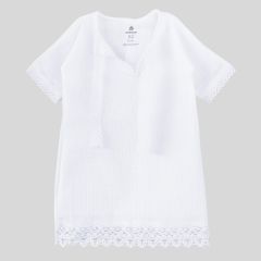 Муслиновая рубашка для Крещения ребенка (белая), 175614