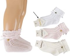 Трикотажні шкарпетки для дитини (1шт. білі), Katamino K43012