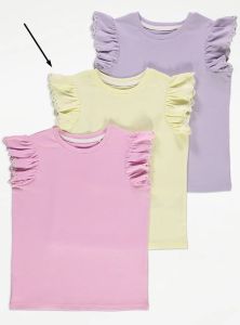Трикотажна футболка для дівчинки 1 шт.(жовта)