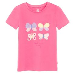 Трикотажная футболка для ребенка 1шт.(розовая)