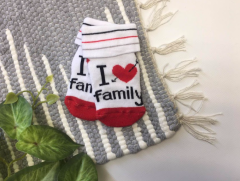 Трикотажні шкарпетки з махровою ниткою (i love family), 170 SULLUN