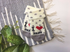 Трикотажные носки с махровой нитью (i love mum), 170 SULLUN