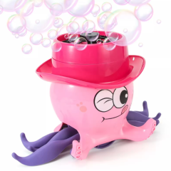 Игрушка для запуска мыльных пузырей "Осьминог", розовый, 2201-2