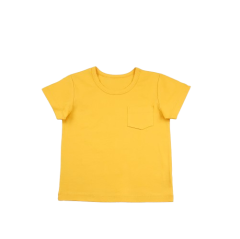 Трикотажна футболка для дитини (жовта), Ф-4, Mokkibym
