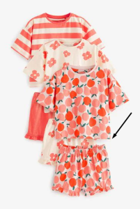 Трикотажная пижама для ребенка 1 шт. (с фруктами)