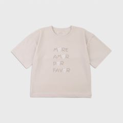 Трикотажная футболка для девочки, Фламинго 1005-417