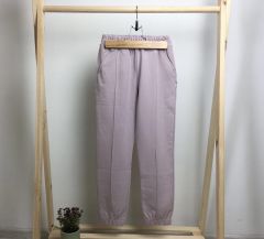 Трикотажні штани для дитини з легкою махровою ниткою (пудра) Robinzone ШТ-384