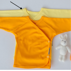 Трикотажна льоля для дитини (жовта), TaNa Baby, 22