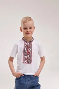 Вишита футболка для хлопчика "Зоряне сяйво", Merezhka df168