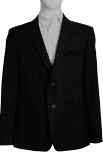 Стильный пиджак для мальчика (черный), 445
