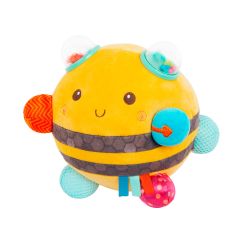 Сенсорна м’яка іграшка – Бджілка пухнастик дзиж, Battat BX2037Z