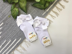 Трикотажные носки для девочки (белые), 11534 GABI