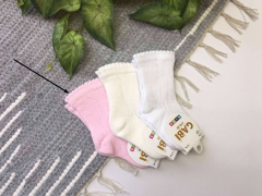 Шкарпетки з ажурного трикотажу для дівчинки (1 шт. рожеві), 11525 GABI