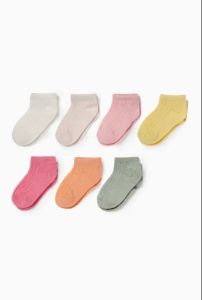 Набір трикотажних шкарпеток для дитини (7 пар), 3181079440