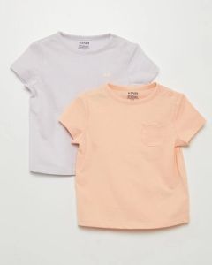 Набір трикотажних футболок для дівчинки (2 шт.)