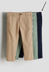 Твілові штани-чінос для хлопчика 1шт.(темно-сині), 1234127001