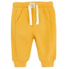 Трикотажні штани з легкою махровою ниткою всередині 1шт. (жовті)