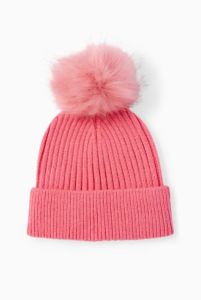 Тепла шапка для дівчинки