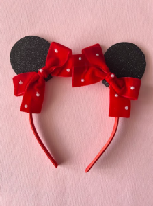 Красивый ободок "Minnie Mouse" для девочки, ручная работа