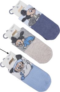 Трикотажные носки "Mickey Mouse" (1шт. голубые), Arti 410004