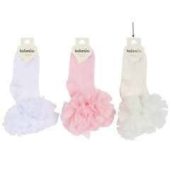 Трикотажные носки для девочки (1шт. молочные), Katamino K22097
