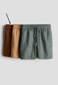Котоновые шорты для мальчика 1 шт. (коричневые), 1227847002