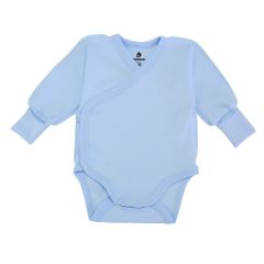 Трикотажное боди-распашонка для малыша (голубое), 213703