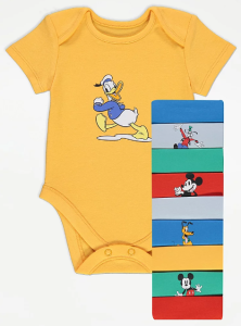 Набор боди с коротким рукавом 10 шт. "Disney Mickey & Friends"