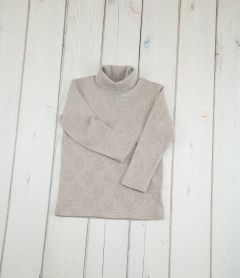 Трикотажний гольф для дитини (капучіно), 87-3 Mokkibym