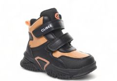 Теплі чобітки з штучним хутром всередині, HA338 camel/black