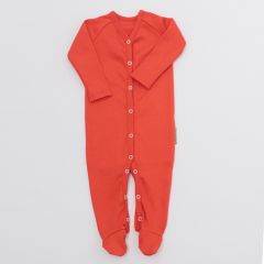 Трикотажный человечек с закрытыми стопами (терракот), TaNa Baby, 10
